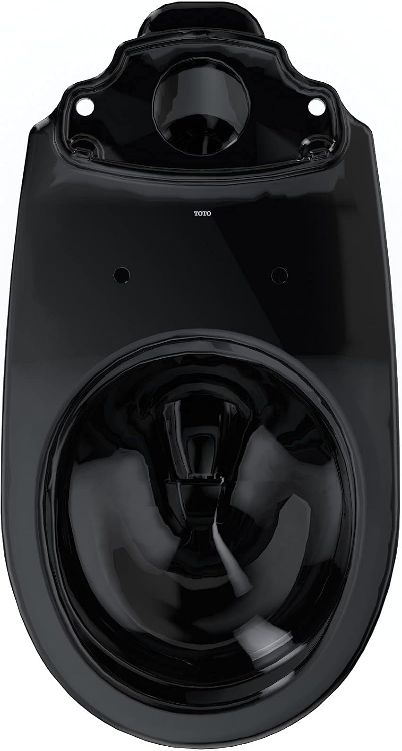 TOTO Drake Round TORNADO FLUSH Toilet Bowl, Ebony - C775CEF#51