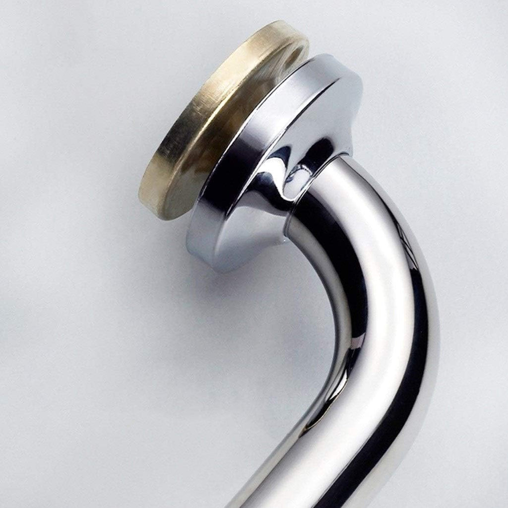 Catch Rails,Catch Bars,Bathroom Barrier Handle Anti-Slip Polished Chrome Handrail Security Support Rail for ly and Use