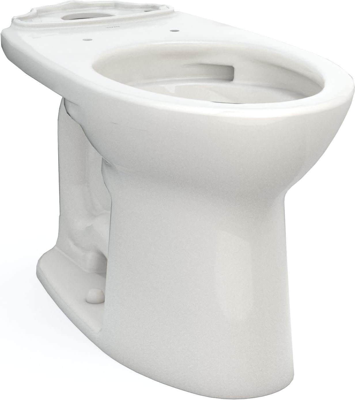 TOTO Drake Elongated TORNADO FLUSH Toilet Bowl with CEFIONTECT, Colonial White - C776CEG#11
