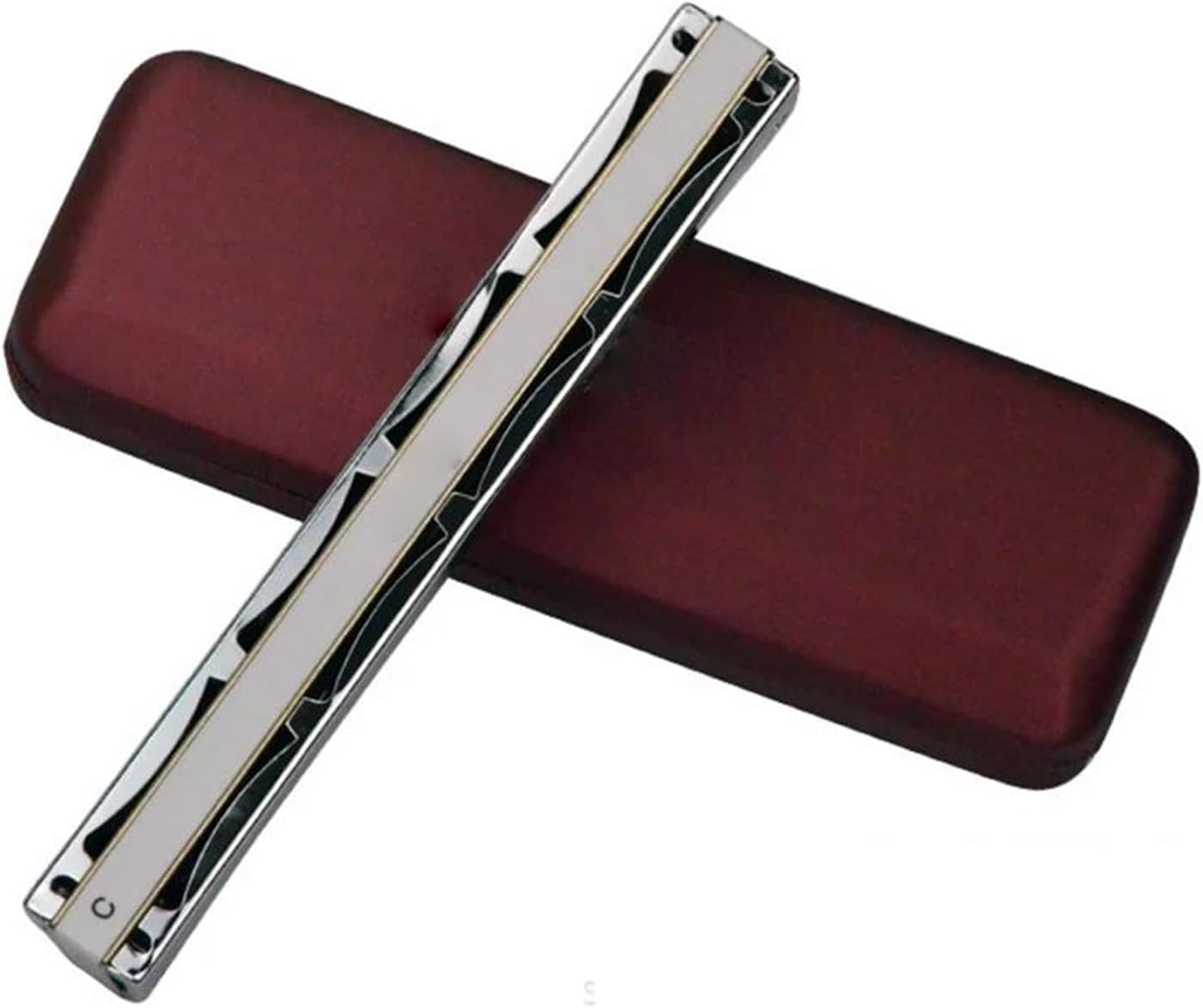 Tremolo Harmonica Professional 24 Hole Mouth Organ Wind Musical Instruments Adult Harmonica Professional (Color : G1)
