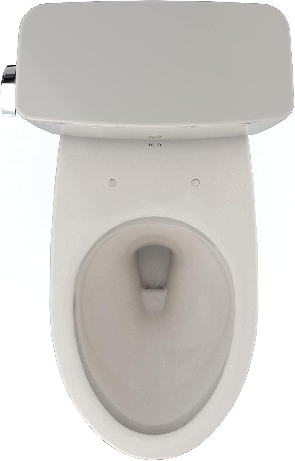 TOTO Drake Two-Piece Elongated 1.6 GPF TORNADO FLUSH Toilet with CEFIONTECT, Sedona Beige - CST776CSG#12