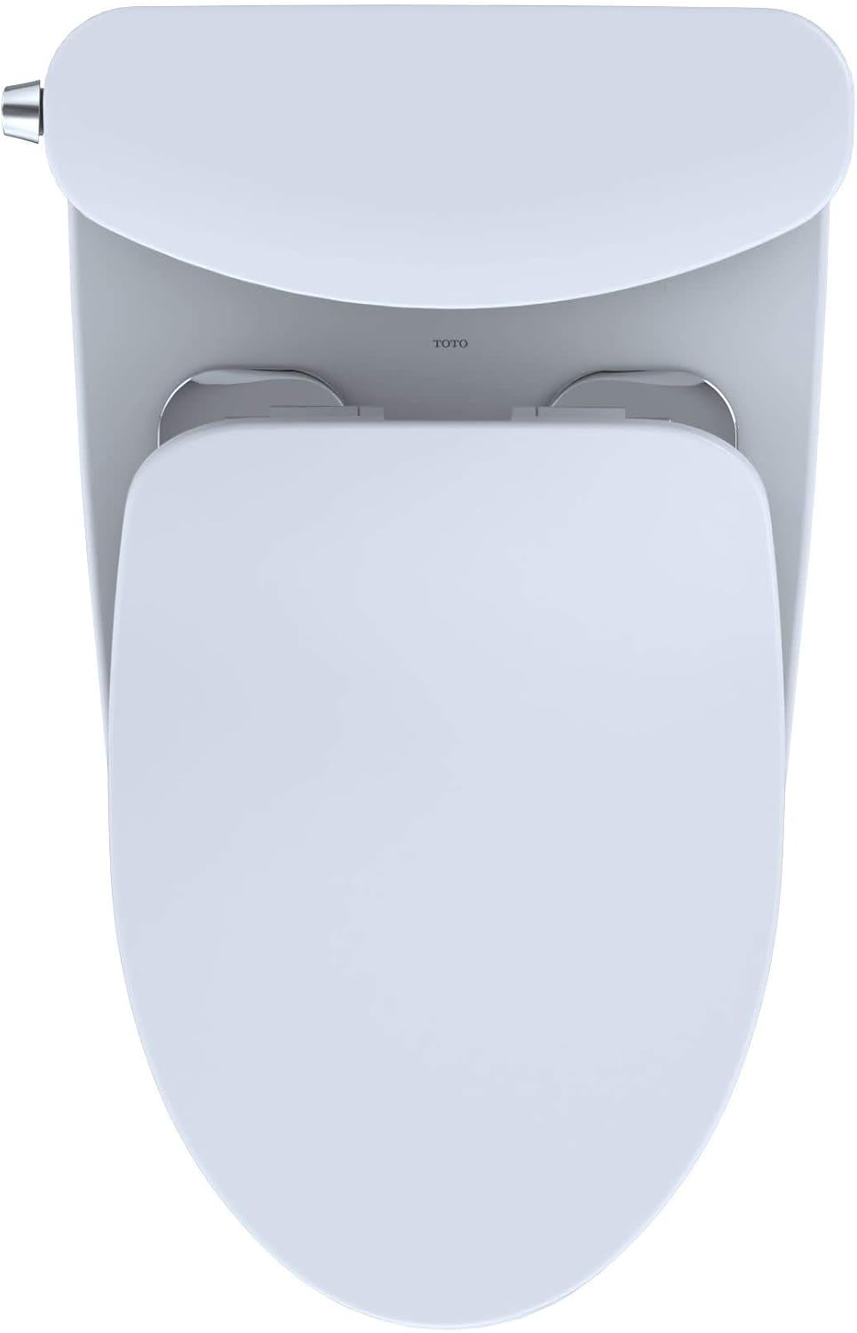 TOTO Nexus 1G Two-Piece Elongated 1.0 GPF Universal Height Toilet with CEFIONTECT and SS234 SoftClose Seat, WASHLET+ Ready, Cotton White - MS442234CUFG#01