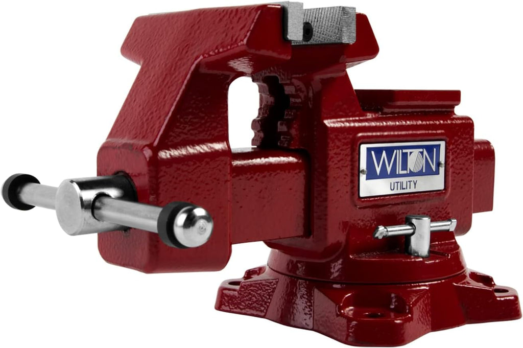 Wilton Utility Bench Vise, 4-1/2' Jaw Width, 4' Jaw Opening, 2-5/8' Throat (Model 674U)