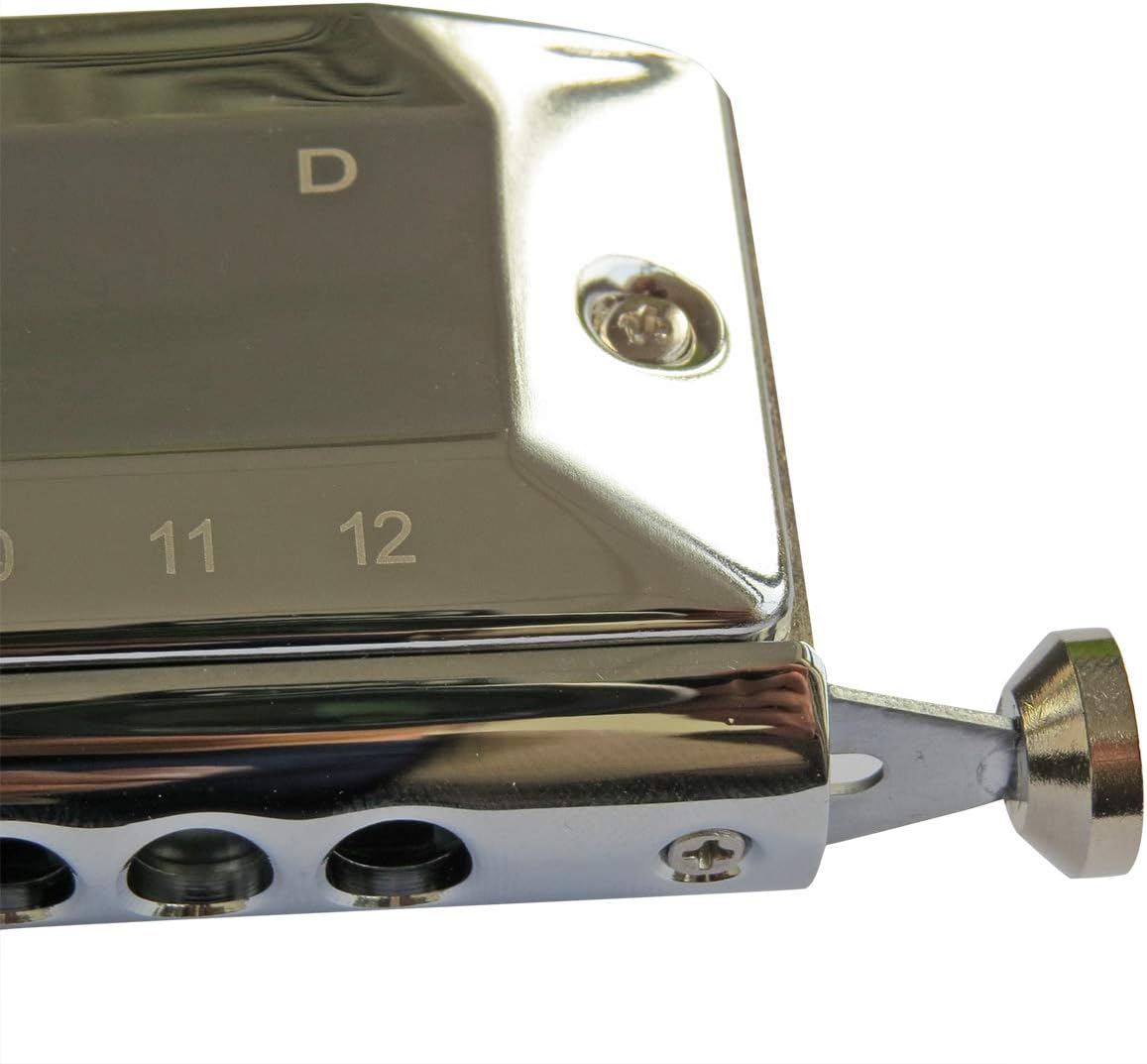 East top Chromatic Harmonica Key of D, 12 Holes 48 Tones Chromatic Mouth Organ Harmonica For Adults, Professionals and Students (D)
