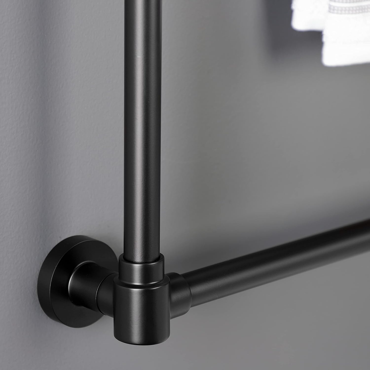 Kingston Brass DTM323030 Gallant 30 x 32-Inch Wall Mount -Towel Rack, Matte Black