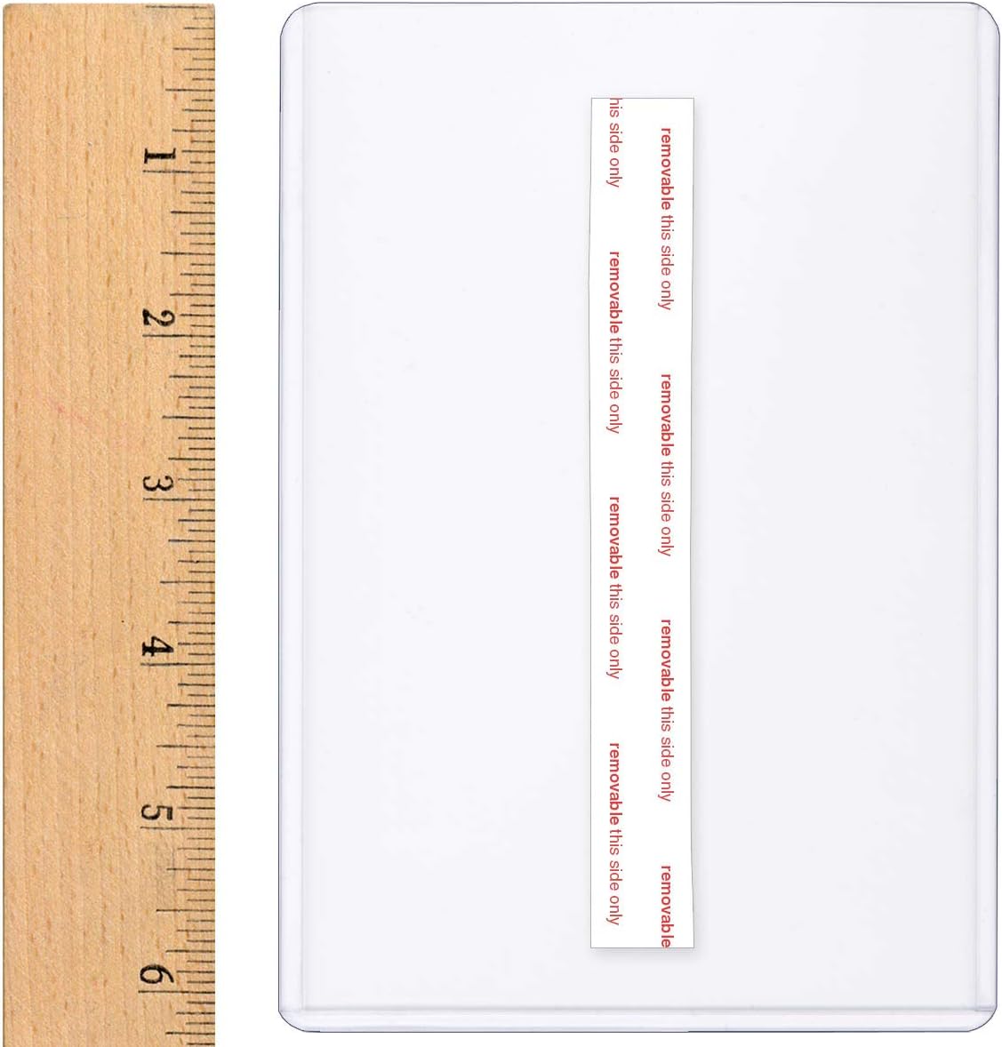 StoreSMART - Rigid Toploaders with Peel & Stick Back (Remove & Reuse) - 4' x 6' - Photo Size - 300-Pack - HPP4X6PSR-300