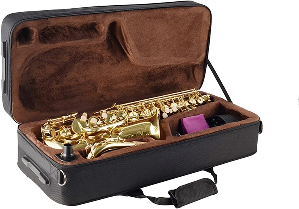 Saxophones Student E Flat Alto Saxophone Musical Instrument Adult Beginner Saxophone Self-Study Exam Playing Saxophone Saxophone Set