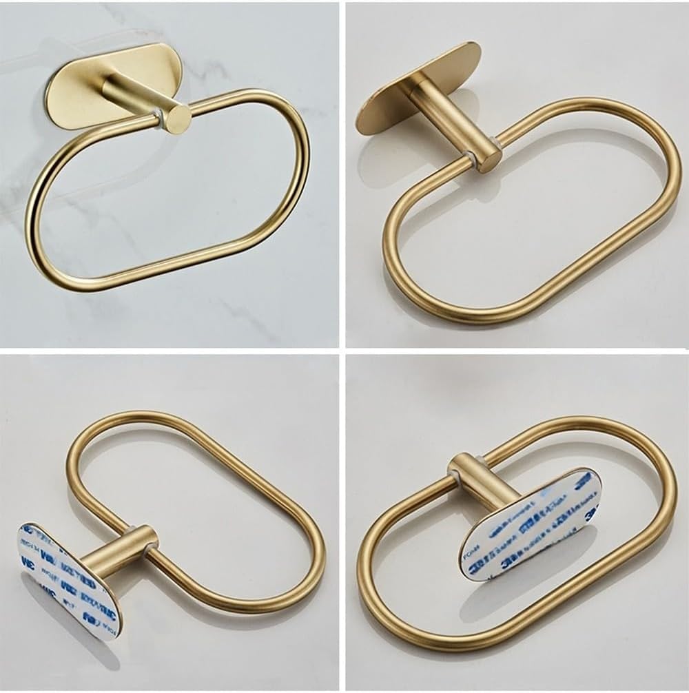 Bathroom Hardware Set Brushed Gold Robe Hook Towel Bar Toilet Paper Holder Bath Accessories,Black Set