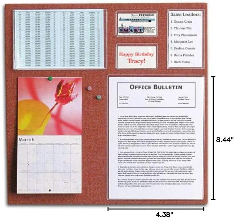 StoreSMART - Peel & Stick Pocket - 4' x 8' Open Short Side - 300-Pack - Clear Vinyl Plastic - STB258S-300