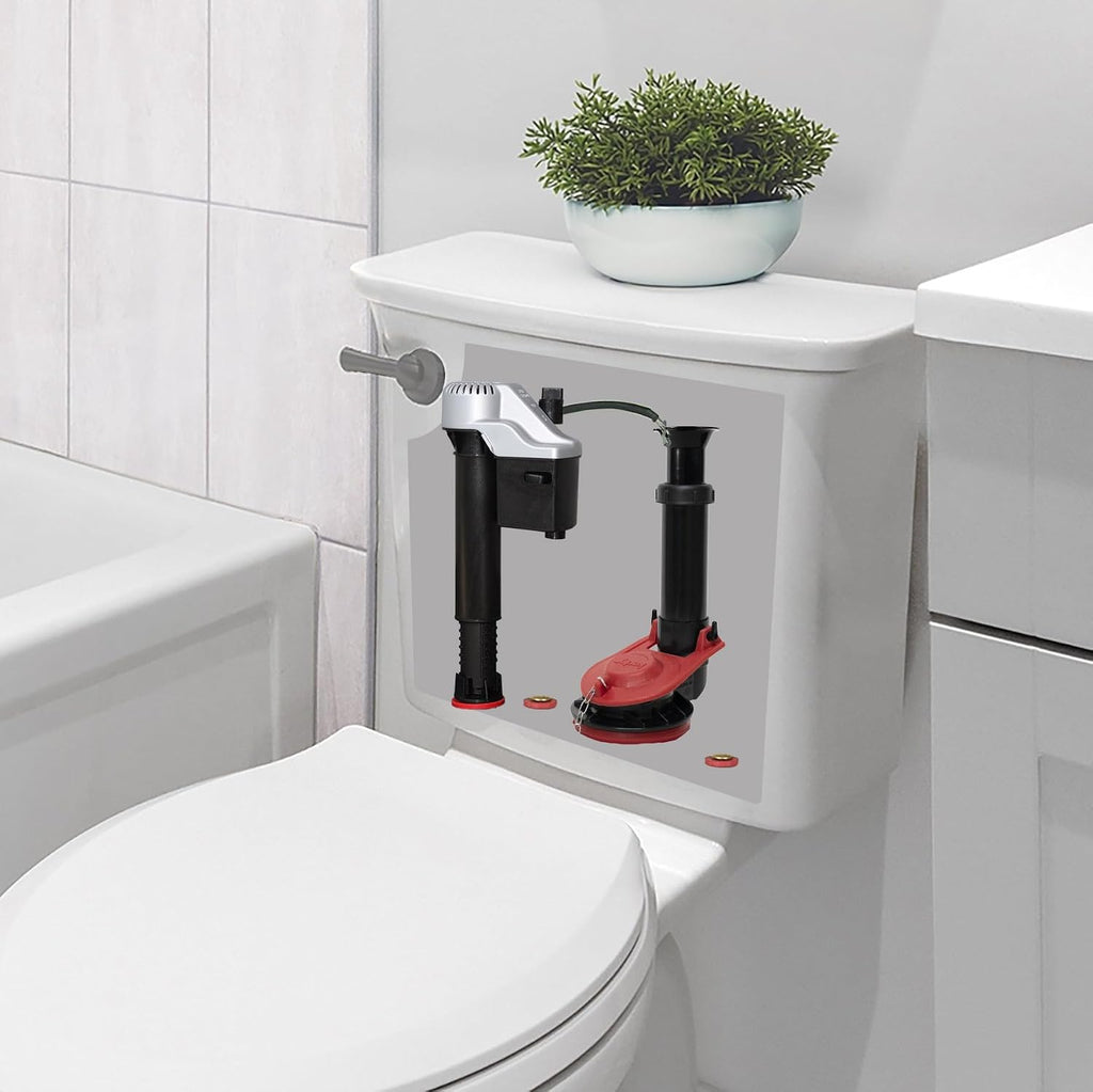 Korky Standard 2-inch Complete Toilet Repair Kit,Fixes: Running,Noisy,No/Slow Refill,and No/Weak Flush Toilets,Easy to Install,4010MP,(Pack of 5)