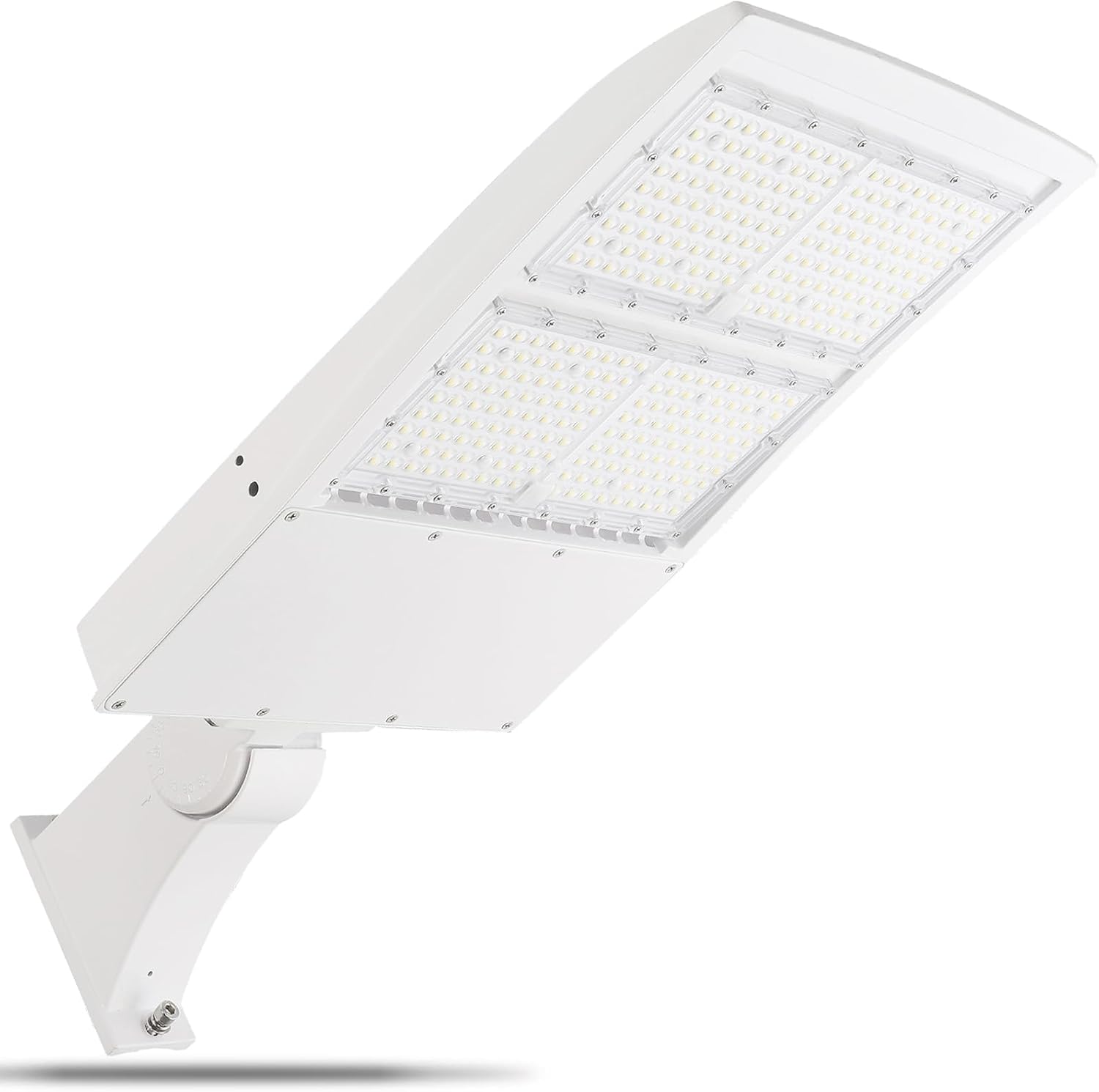 300W White LED Parking Lot Light, 42000LM LED Shoebox Area Light [1000W MH/HPS Equiv.], 5000K Dimmable Outdoor Street Lighting Fixture with Surge Protection Built-in, IP65 AC100-277V