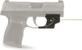 Viridian E Series Green Laser Sight, Custom Gun Fits, Railed or Non-Railed Pistols, Class 3R Green Laser Sight, 5mW Output