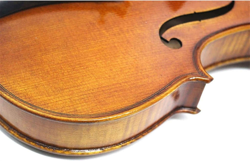 TSTS Beginner Adult Professional Handmade Pattern Solid Wood Violin Musical Instrument Adults Violins (Color : 3/4)