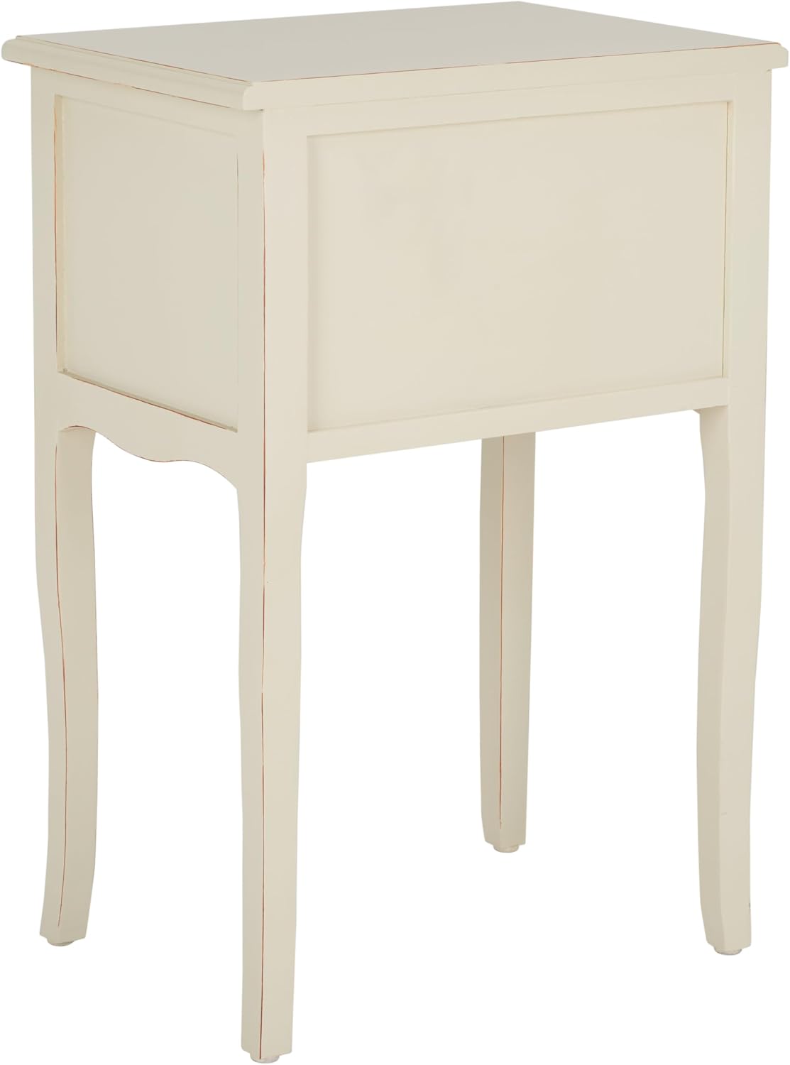 SAFAVIEH Furniture - Lori 2-Drawer End Table - Barley - Solid Wood - Farmhouse Classic Design - Ideal for Living Room, Entryway, Home Office, 18.1' W x 13' D x 26.8' H - Fully Assembled (AMH6576E)