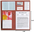 StoreSMART - Peel & Stick Pocket - 4' x 8' Open Long Side - 100-Pack - Clear Vinyl Plastic - STB258L-100