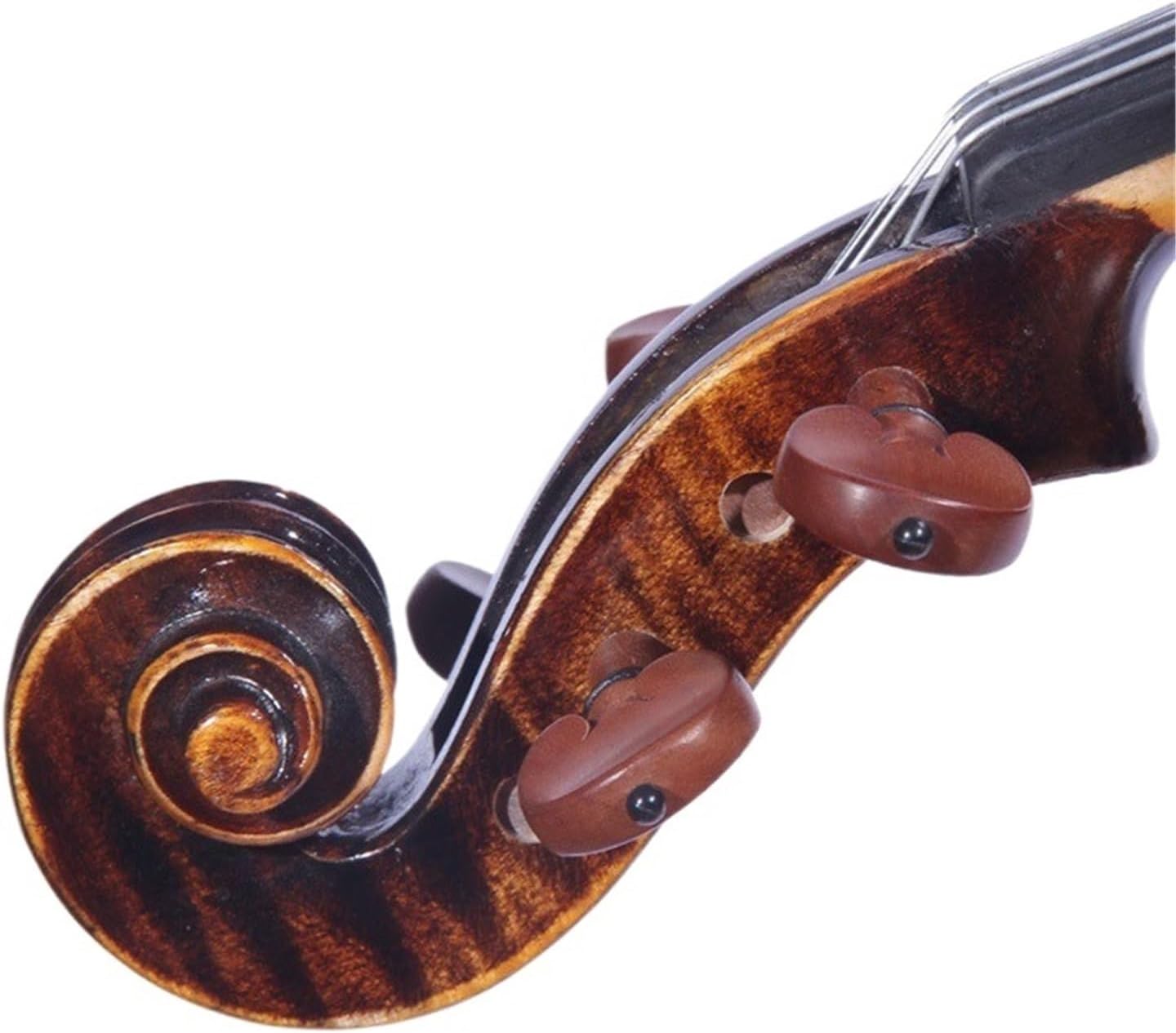 Violin 1/2 Violin Adult Beginner Handmade Solid Wood Pattern Maple Musical Instrument Practice(1/4)