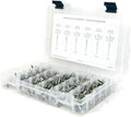 Closed End Stainless Steel Pop Rivet Assortment Kit 1/8' (4) Through 3/16' (6) - 551 Piece