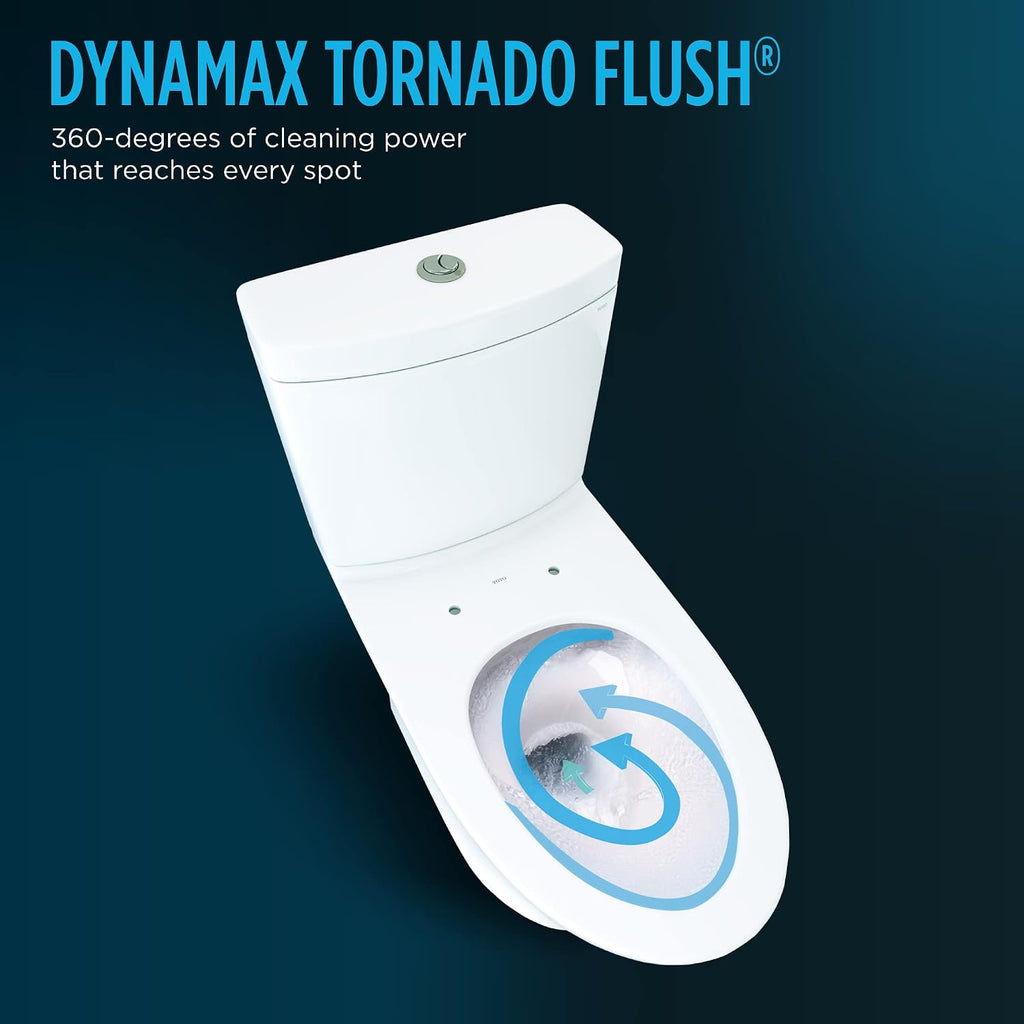 TOTO® Aquia® IV One-Piece Elongated Dual Flush 1.28 and 0.9 GPF Universal Height, WASHLET®+ Ready Toilet with CEFIONTECT®, Cotton White- MS646124CEMFGN#01