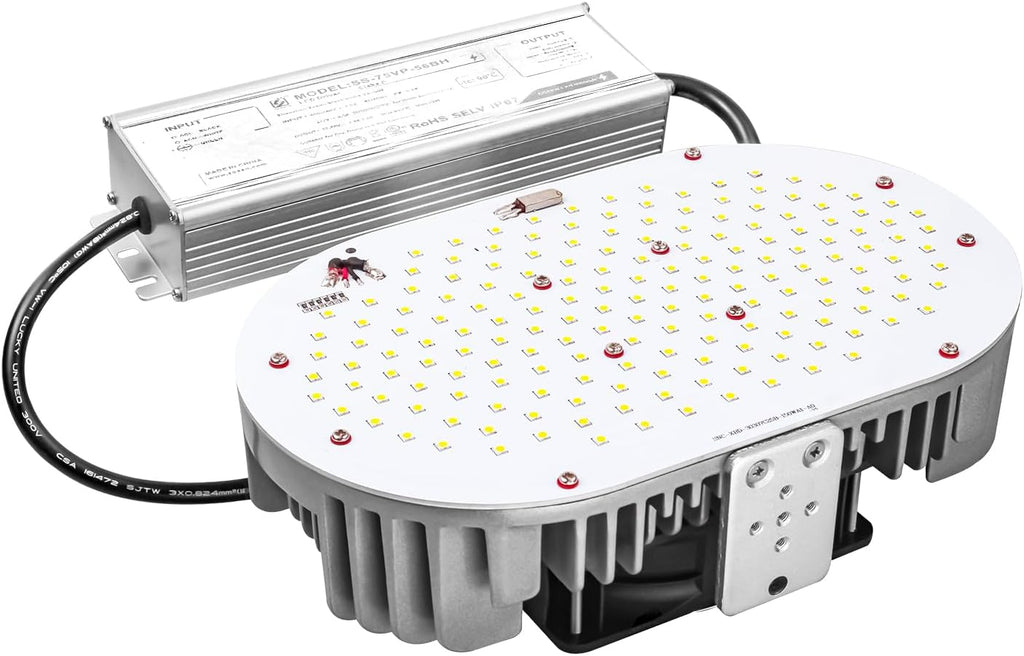 OSTEK 150W LED Shoebox Retrofit Kit, 20250LM 5000K Daylight, E39 Mogul Base, Replace 600W MH/HPS/HID, LED Retrofit Light for for Parking Lot, Street Light, Area Lighting