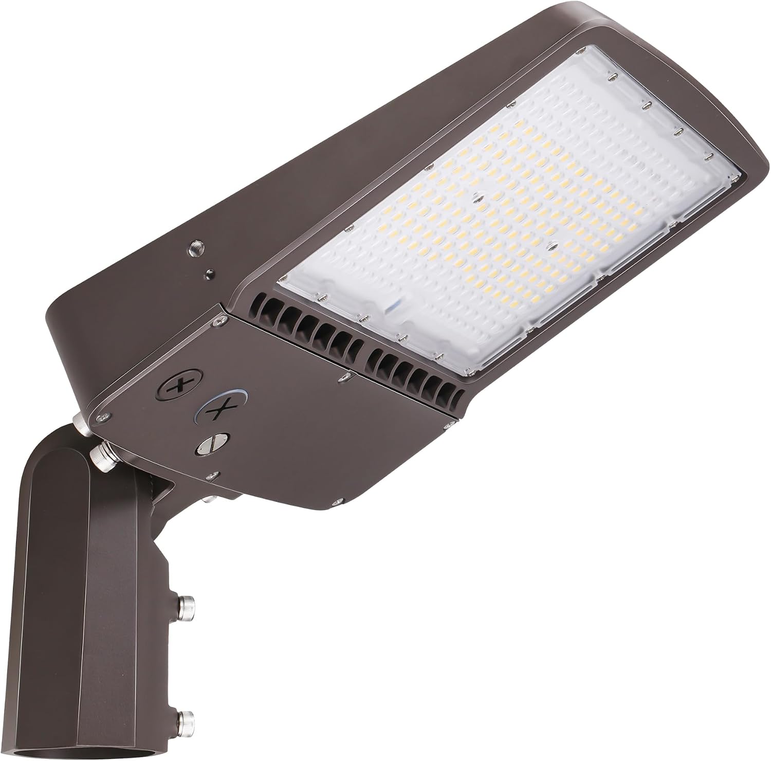480V 150W LED Parking Lot Light, 500W MH Equiv. 21000LM LED Shoebox Pole Lights 5000K Daylight, Slip Fitter Mount Commercial Area Lights for Street, Parking Lot, 277-480V AC UL Listed