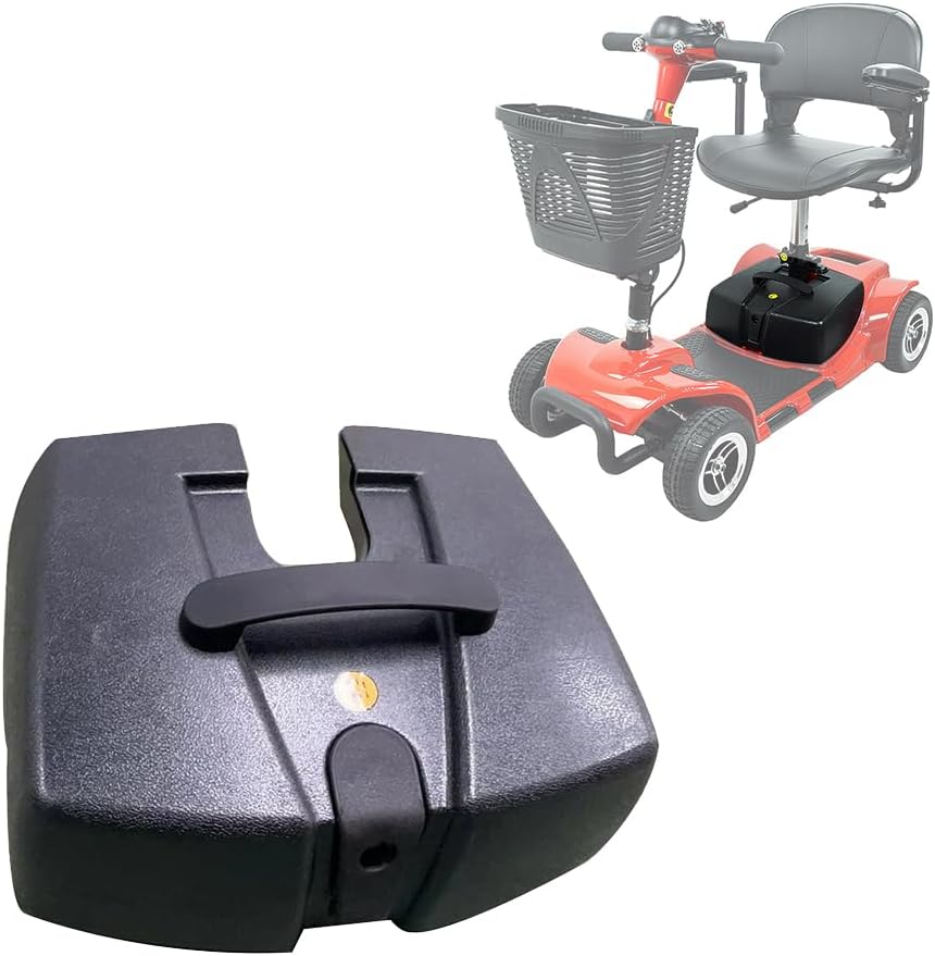 Original Battery Case w/ 2pcs 12AH Lead Acid Batteries Compatible with Vive/Elifecenter W3431 MS31 Series Mobility Scooters