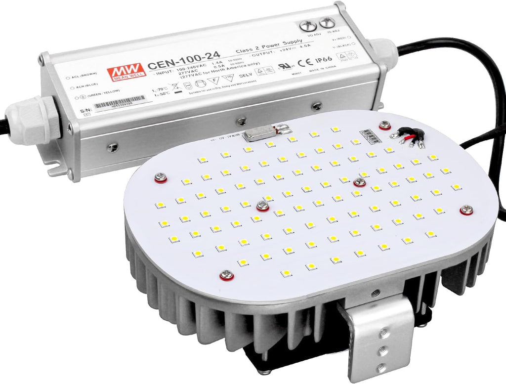 OSTEK 150W LED Shoebox Retrofit Kit – 20,250LM 5000K, E39 Mogul Base, Replaces 600W MH/HPS/HID Bulbs, LED Retrofit Light for Parking Lots, Tennis Courts & Street Lighting