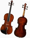 TSTS Solid Wood Handmade Violin Professional Playing Type Beginner Adult Student Violin Musical Instrument Adults Violins (Color : 3/4)