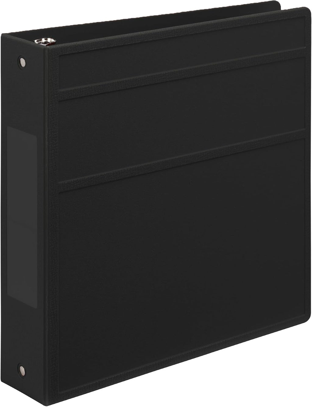 Carstens 2-Inch Heavy Duty 3-Ring Binder - Side Opening, Black, Durable Plastic, No-Gap Rings, Waterproof Covers, No Pockets, Holds 300 Letter-Sized Sheets, BPA-Free, Made in USA (5829-3R), Case of 16