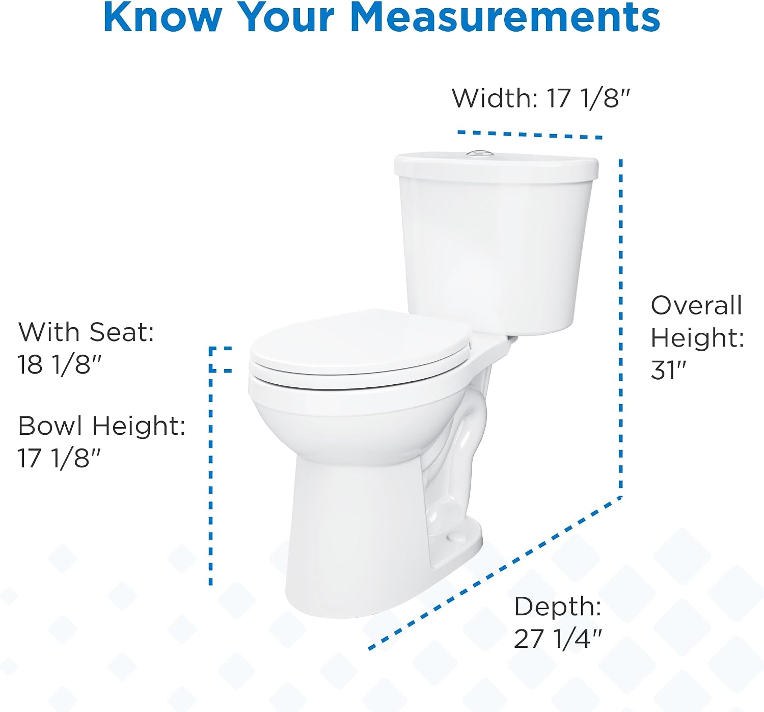 Gerber Maxwell Select Round Dual-Flush 1.0/1.28 GPF Two-Piece Toilet, ADA Chair Height, 12-in Rough-In, High Efficiency, Soft-Close Seat & Install Kit with Wax Ring, White, GRD49220E