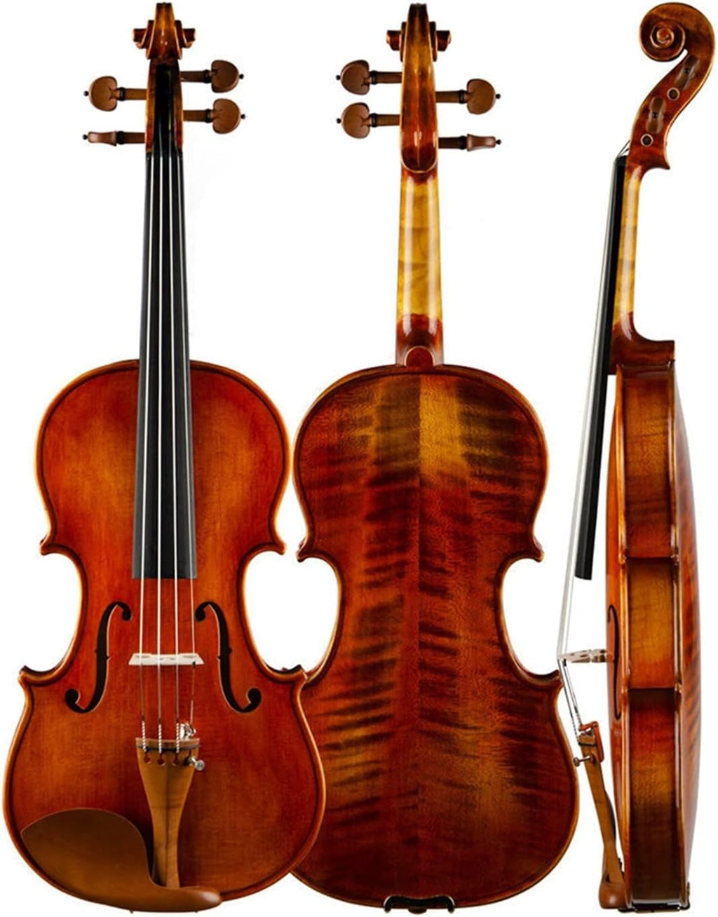 TSTS Professional Violin 4/4 Full Size Children Adult Beginners Practice Playing Handmade Violin Musical Instrument Adults Violins (Color : 02)