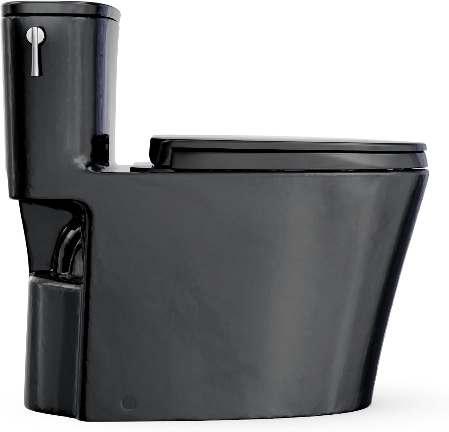 TOTO® Aurora™ One-Piece Elongated 1.28 GPF WASHLET®+ and Auto Flush Ready Universal Height Toilet with SS124 SoftClose® Seat, Ebony - MS686124CEF#51