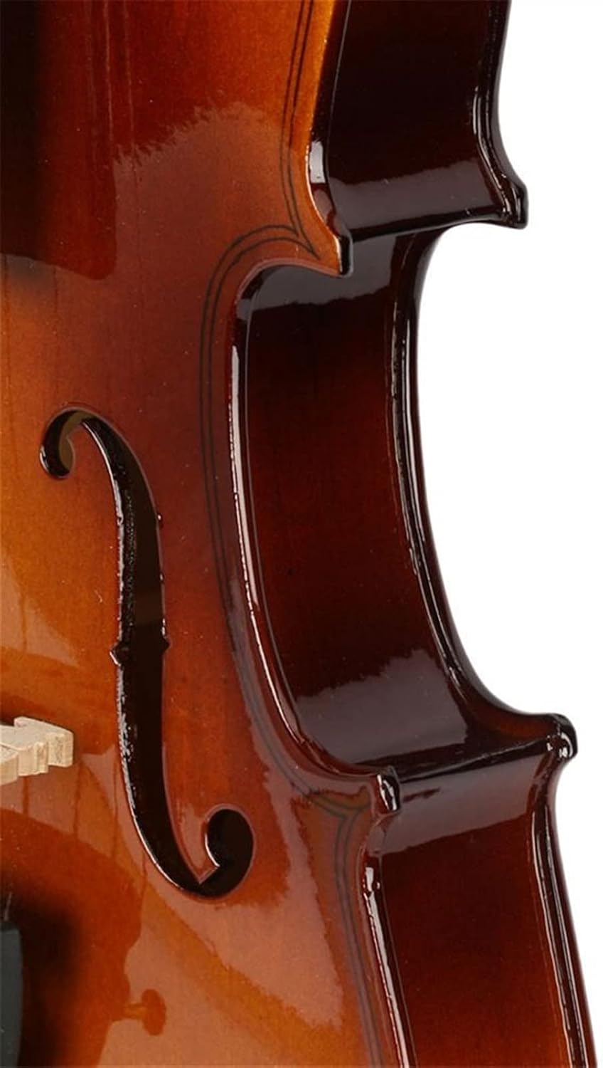 TSTS Basswood 1/2 Acoustic Violin with Case Bow Inside Soft Box Natural Violin Musical Instruments Adults Violins