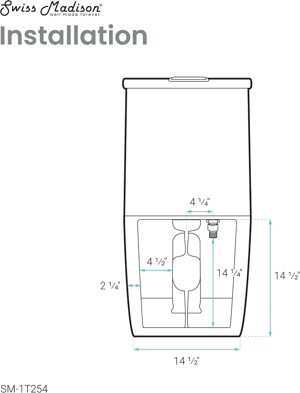 St. Tropez Two-Piece Elongated Toilet Vortex™ Dual-Flush 1.1/1.6 gpf