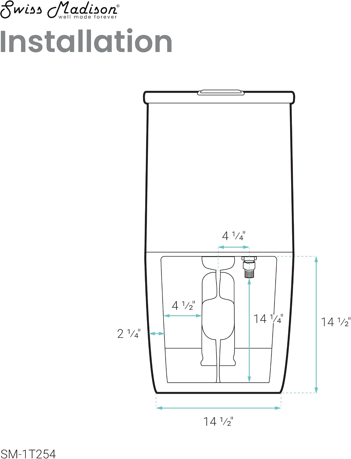 St. Tropez Two-Piece Elongated Toilet Vortex™ Dual-Flush 1.1/1.6 gpf