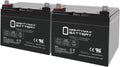 Mighty Max Battery 12V 35AH SLA Replacement Battery for Pride Victory Scooter - 2 Pack