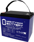 Mighty Max Battery 12V 75AH GEL Battery Replacement for Scooter Wheelchair Mobility