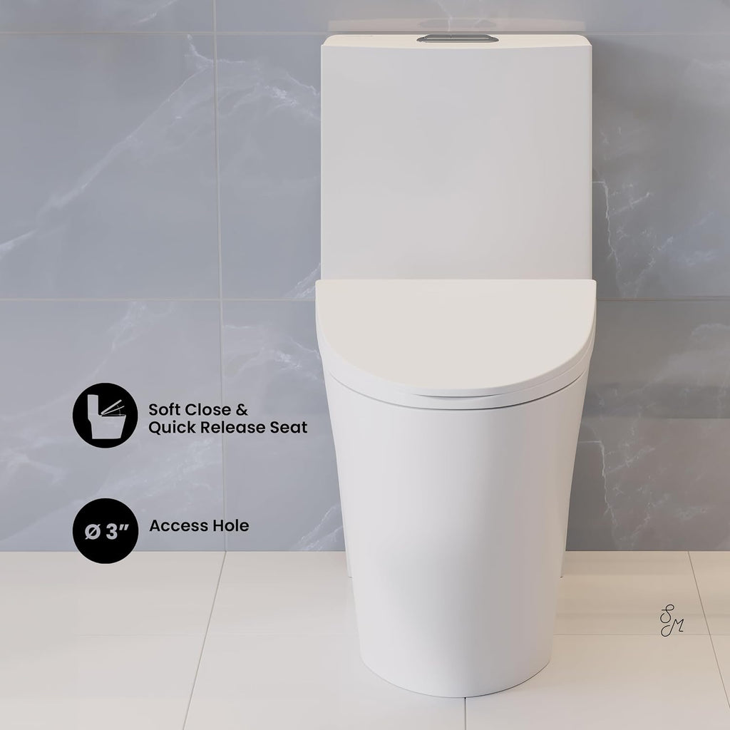 St. Tropez Two-Piece Elongated Toilet Vortex™ Dual-Flush 1.1/1.6 gpf