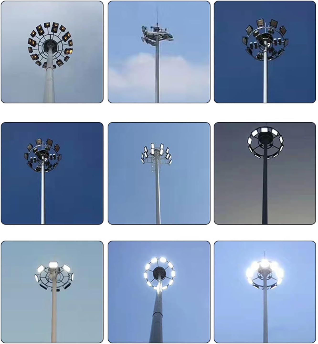 36000LM LED Stadium Flood Light Commercial 1500W Equivalent LED Arena Lighting Wall Mount Floodlights Outdoor 5500K 85-277V Waterproof 240W Shoebox Fixture for Court,Street,Yard 3 Pack