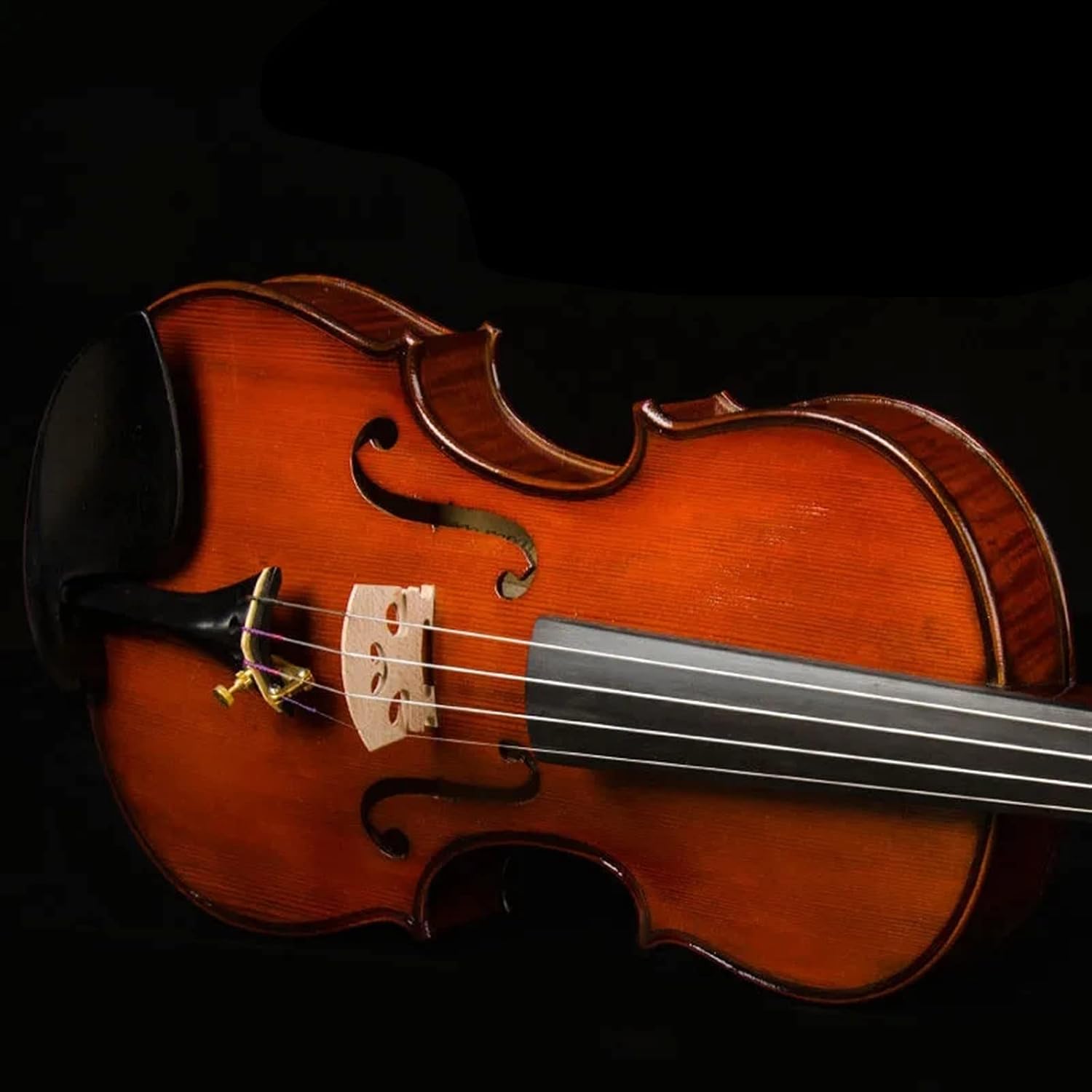 TSTS Solid Wood Handmade Violin Professional Playing Type Beginner Adult Student Violin Musical Instrument Adults Violins (Color : 4/4)