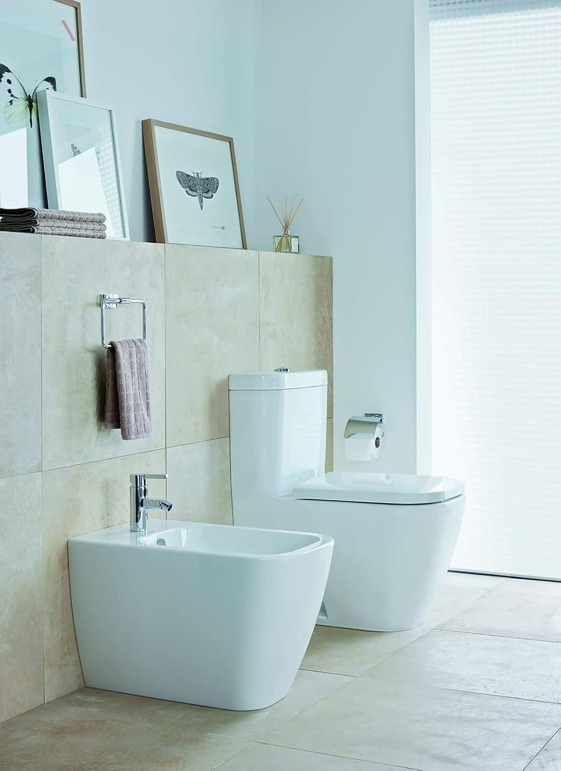 Duravit Happy D.2 One-Piece Toilet Kit White with Seat