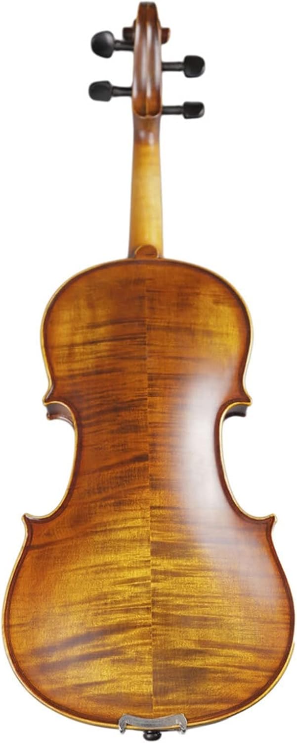 TSTS Matt Pattern Maple Violin Musical Instrument Handmade Brazilian Wooden Bow Ebony Accessories Violin Set Adults Violins (Color : 1/4)