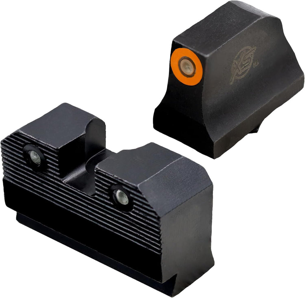 XS Sights R3D 2.0 Sights Compatible with Glock 17, 19, 22, 23, 24, 26, 28, 27, 31, 32, 33, 34, 35, 36, 38, 39, 45, & 47 Gen 1-5, Including MOS Models