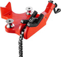 VEVOR Heavy-Duty Pipe Chain Vise, 1/2' - 8' Pipe Capacity, 34.6' Rugged Chain & Cast Iron Base, Industrial-Grade Pipe Clamping for Plumbing, Automotive Repairs, Metalworking