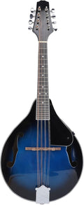 A Style Mandolin Instrument, 8-String Acoustic Mandolin With Tuner, Wooden Mandolins Musical Instrument for Adults Beginners, 8-String Mandolin for