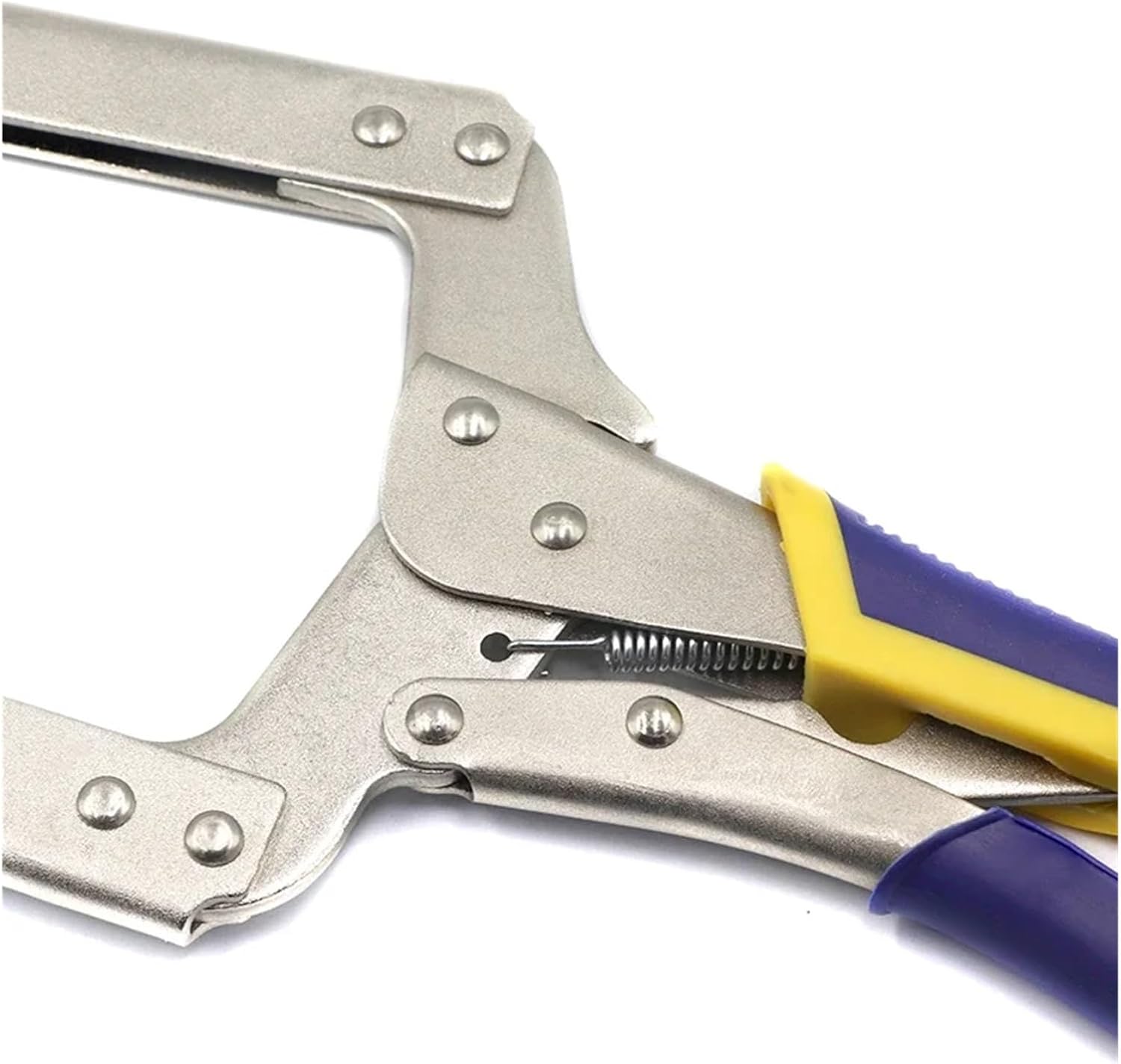 C clamp, 6''/9''/11''/14'/18' Adjustable C-Clamp Welding Pliers Locking Vice Grip Quick Weld Holders(18inch)