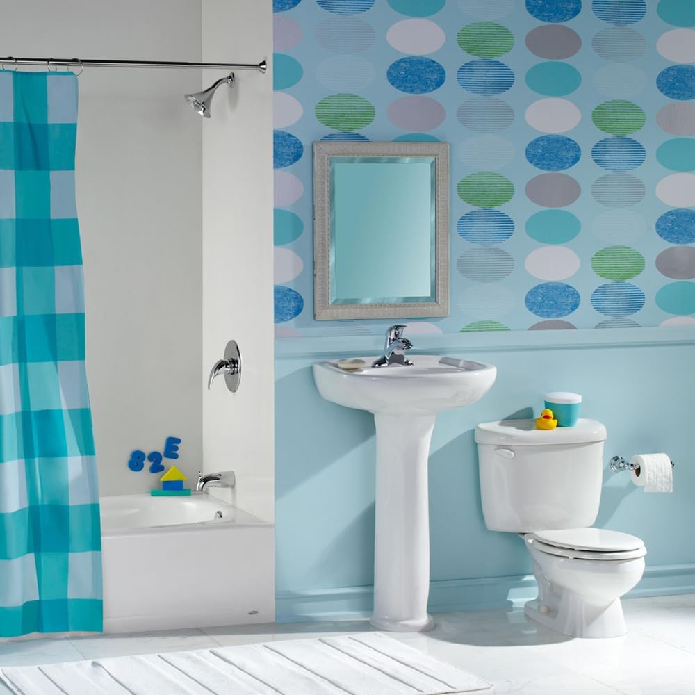 American Standard 2315228.020 Baby Devoro FloWise 10-Inch High Round Front Toilet, (Seat Sold Separately)
