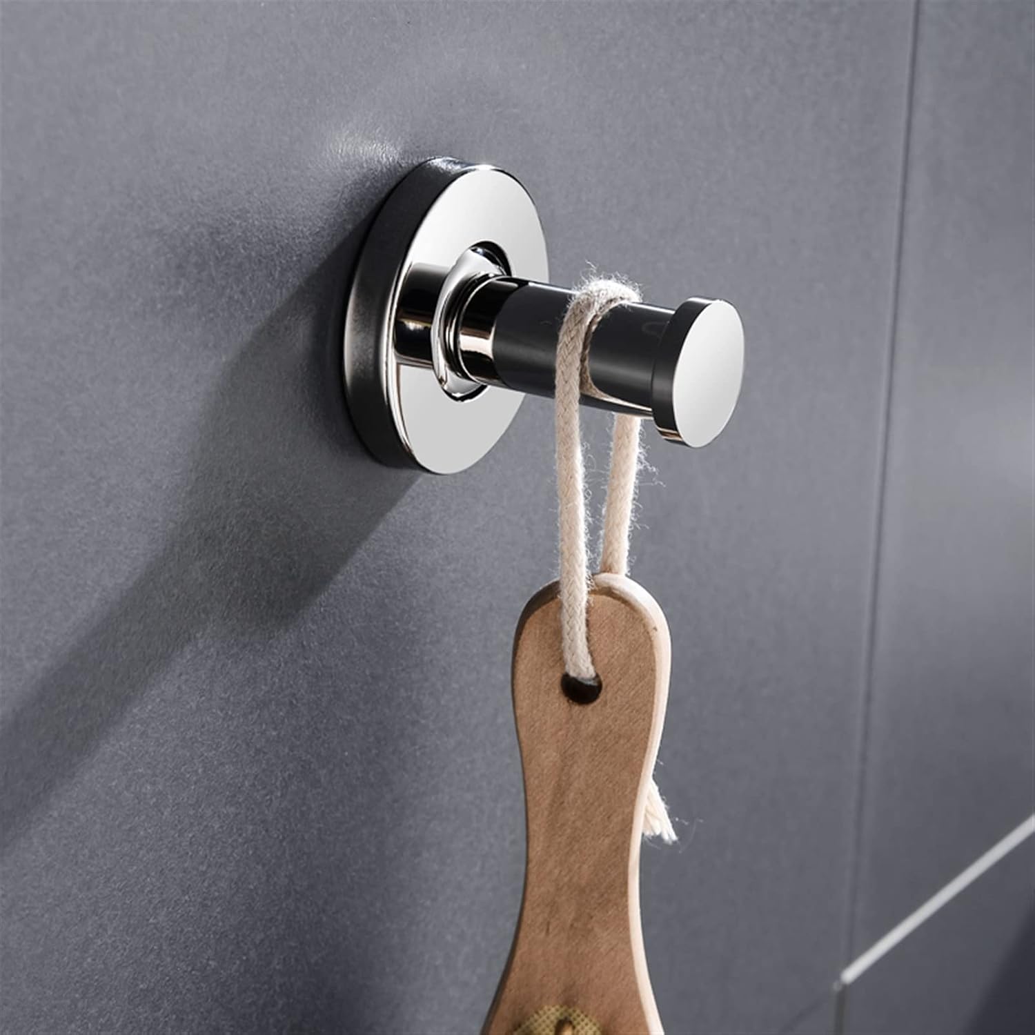 Bath Hardware, Chrome Robe Hook Towel Rail Bar Rack, Bathroom Accessories,Wall-Mounted Bathroom Rack Accessory (Color : Robe Hook) (Glass Shelf)