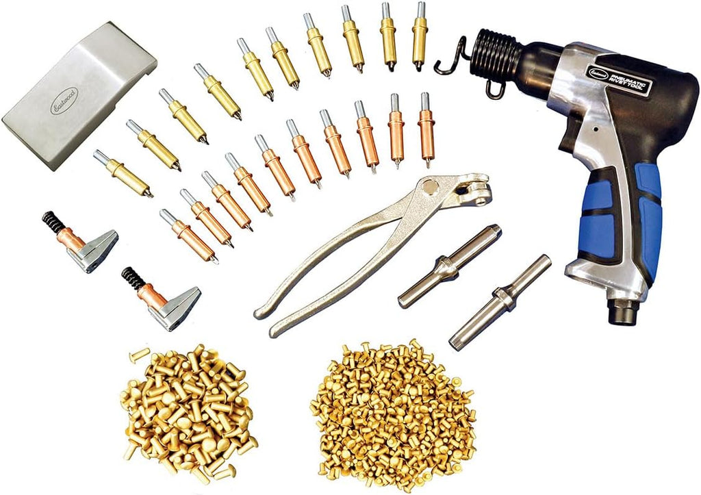 Eastwood Solid Rivet Setting Tool Kit for Custom Metal Fabrication