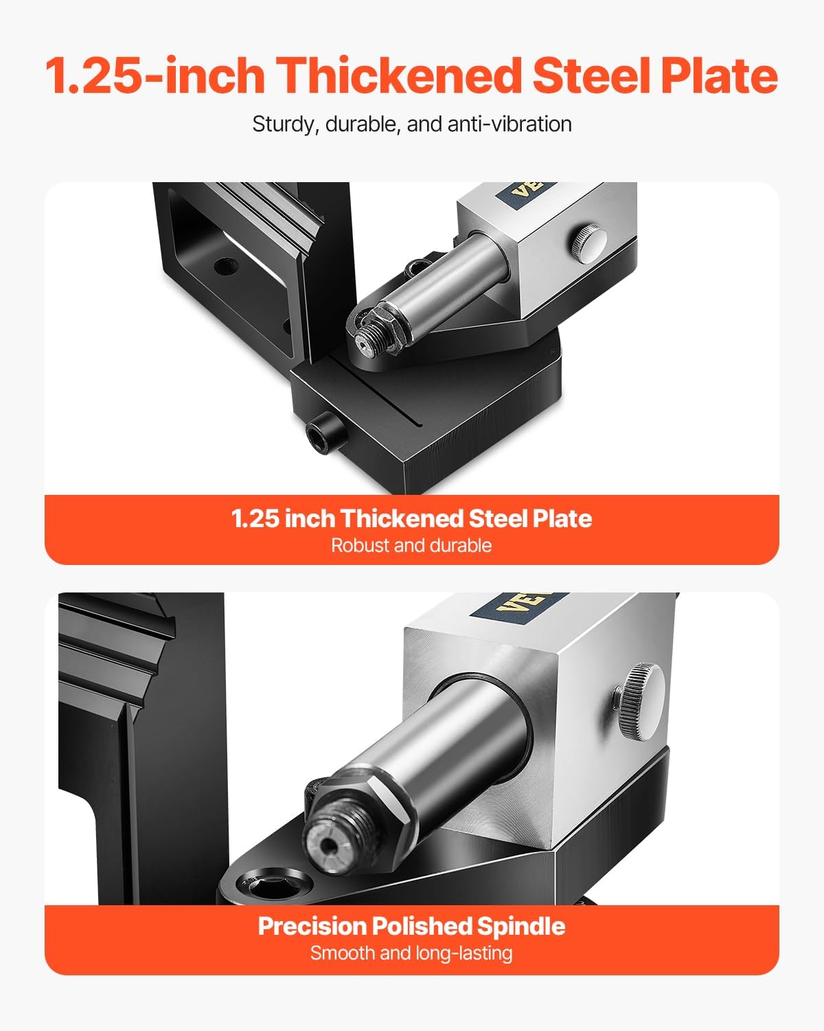 VEVOR Pipe Tube Notcher, 1/2 to 3-inch Tubing Notcher with 0 to 50° Adjustable Angle, Pipe and Tube Notching Tool for Repair Shops, Home Projects, Metalworking