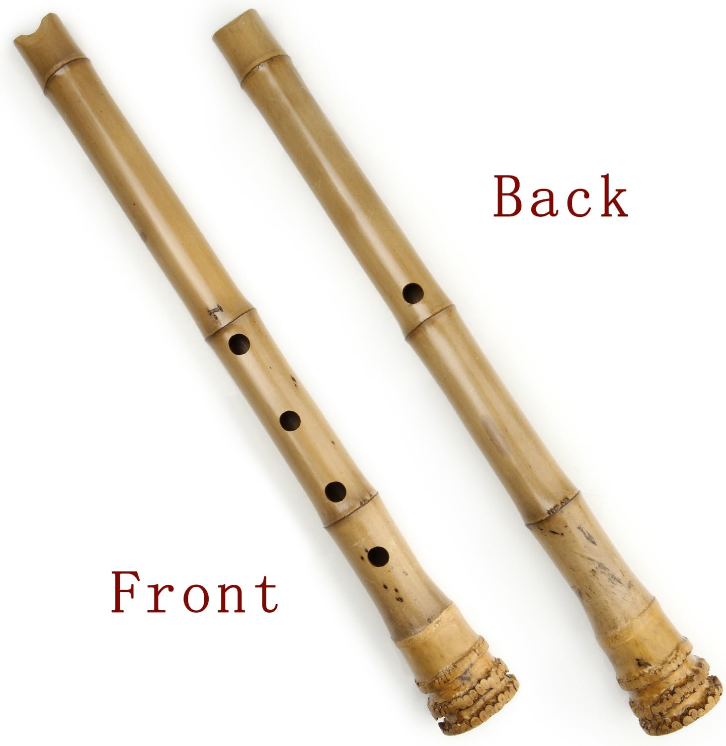 Traditional Musical Instrument D Key 5 Holes Japan Style Shakuhachi D/E Key Musical Instruments Bamboo Flute With Root Woodwind Instrument (1.6 E Key)
